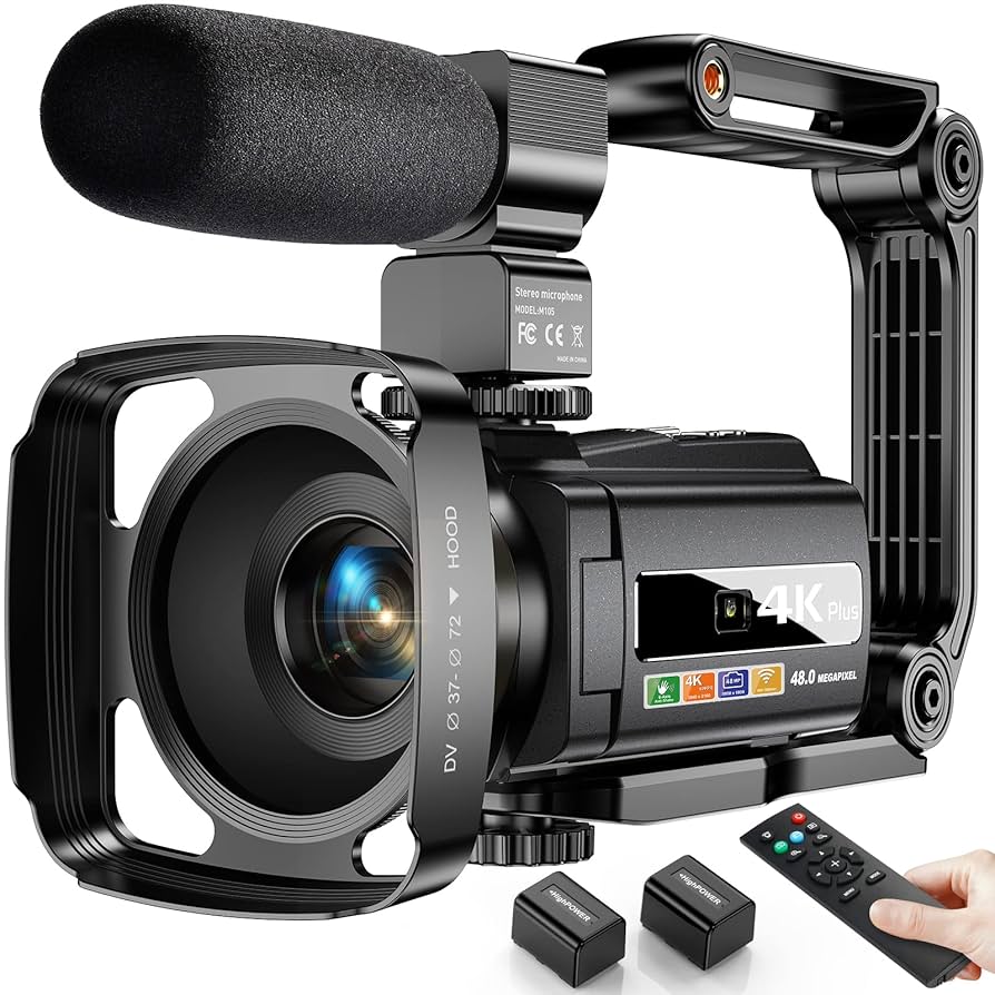 4K Ultra HD ビデオカメラ 48MP Wi-Fi機能付き Amazon.com : 4K Video Camera Camcorder 48MP Ultra HD Wifi